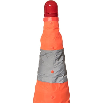 Cones with safety light