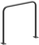 Arco de protección de acero Ø 48 mm, sin travesaño