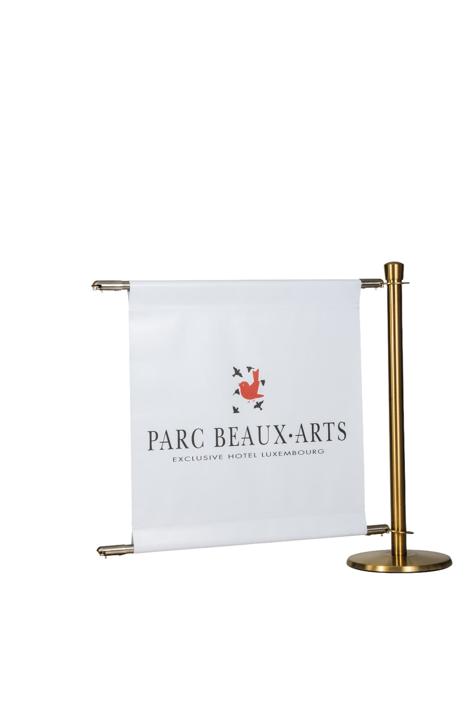 Kit de extensión para la barrera de café Flexibarrier – Premium– banner personalizado impreso de 2 metros
