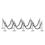 Flexibarrier Set Premium de poste y cuerda - incluyendo cuerdas trenzadas
