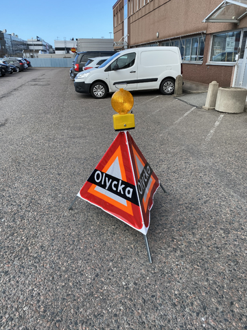 Lámpara de advertencia para Carpa de seguridad plegable – Baliza intermitente de doble cara