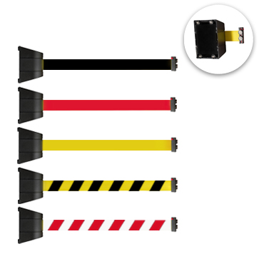 FlexiBarrier Soporte de pared - Magnético - (cinta de 4.5 o 10.0 metros)