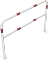 Arco de protección de acero con travesaño (Ø48mm)