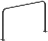 Arco de protección de acero Ø 48 mm, sin travesaño