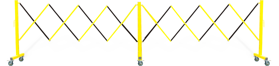 FlexiBarrier - Barrera extensible - con ruedas (4.9 m)