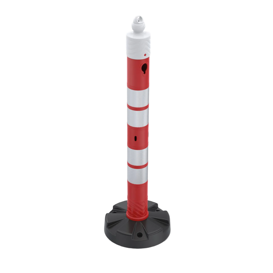 Poste con cadena -MegaMax- 1100 mm - Doble reflectante