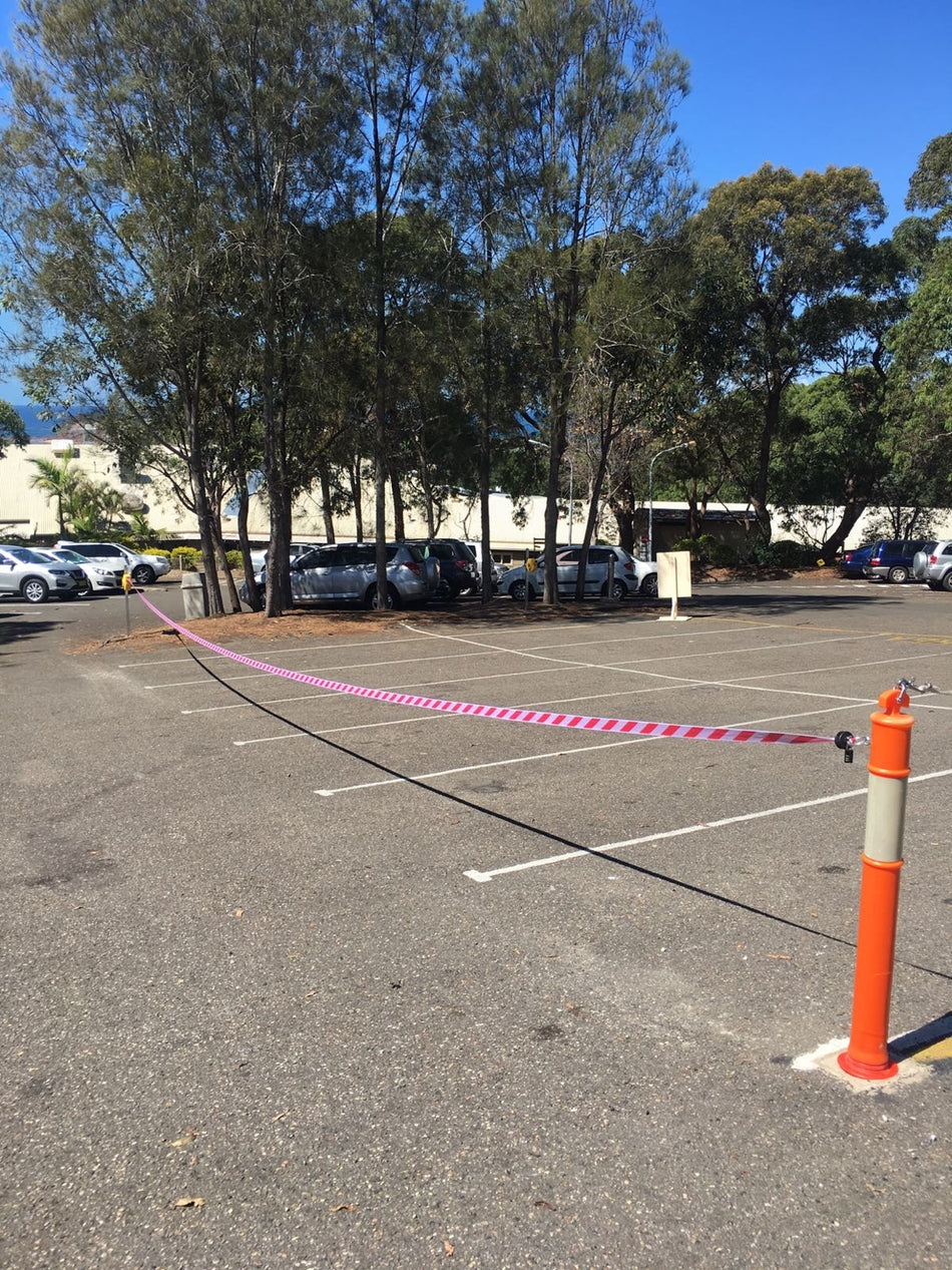 Flexibarrier carrete de barrera de seguridad - cinta de barrera de alta resistencia (9-18m)
