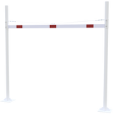 Barrera de limitación de altura con 2 postes cuadrados (ancho de 3-9m)