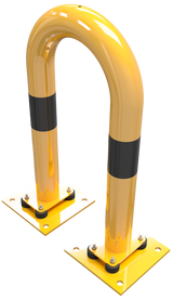 Arco de protección, flexible, abatible - Macizo - Ø 76 mm