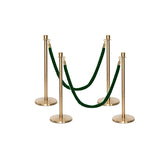 Flexibarrier Set Premium de poste y cuerda - incluyendo cuerdas trenzadas