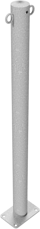 Bolardo de cadena de acero (con 2 anillas)