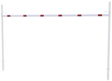 Barrera de limitación de altura con 2 postes cuadrados (ancho de 3-9m)
