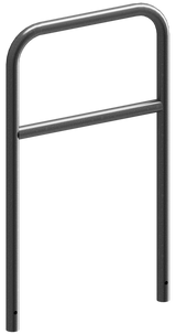 Arco de protección de acero con travesaño (Ø48mm)
