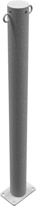 Bolardo de cadena de acero (con 2 anillas)