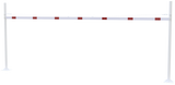 Barrera de limitación de altura con 2 postes cuadrados (ancho de 3-9m)