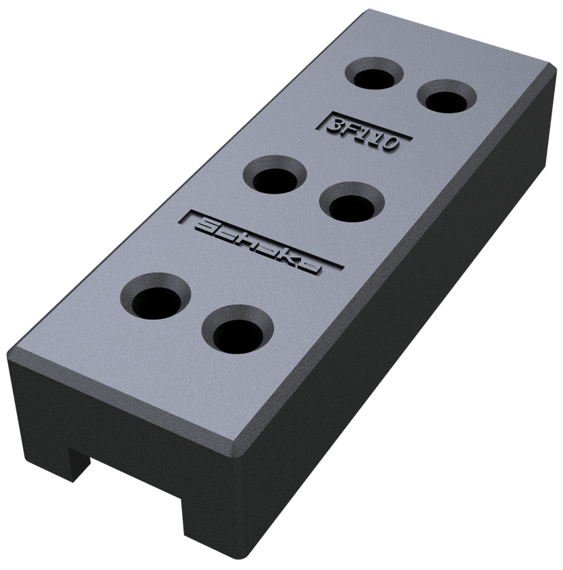 Placa base para vallas móviles – Plástico reciclado