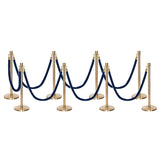 Flexibarrier Set Premium de poste y cuerda - incluyendo cuerdas trenzadas
