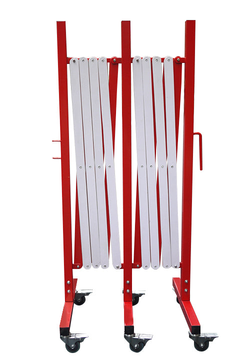 FlexiBarrier - Barrera extensible - con ruedas (4.9 m)