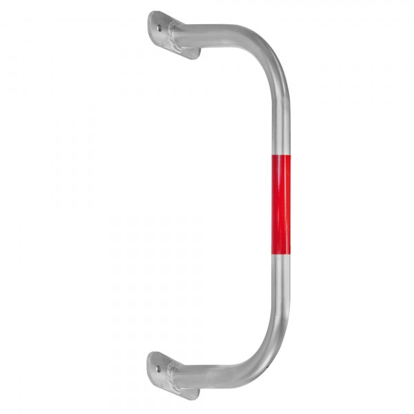 BLACK BULL SafeWall Protection Guard - Outdoor Use - 350 x 750mm - Silver with Red Reflective Bands
