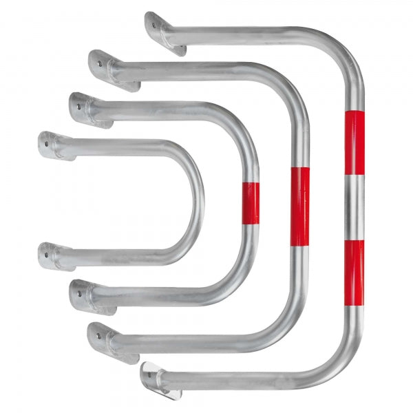 BLACK BULL SafeWall Protection Guard Outdoor Use - Silver with Red Reflective Bands