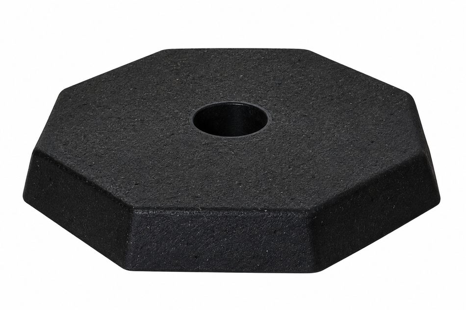 Base de caucho de alta resistencia Flexibarrier para postes de 60mm – 6.9 kg