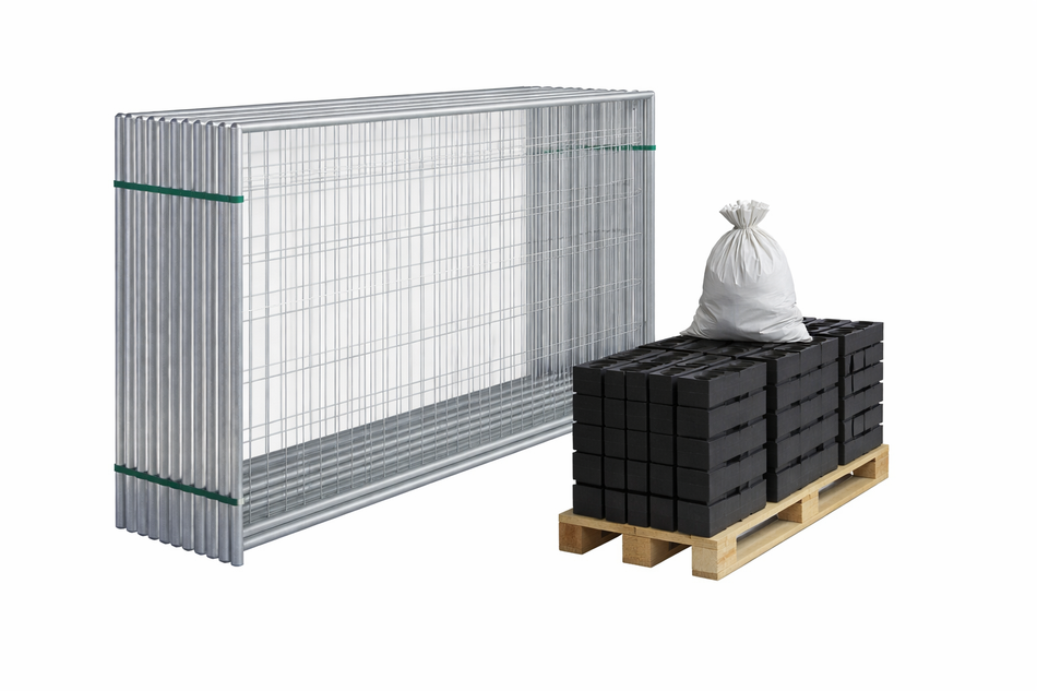 Valla de obra estándar – Paquete completo (105m)