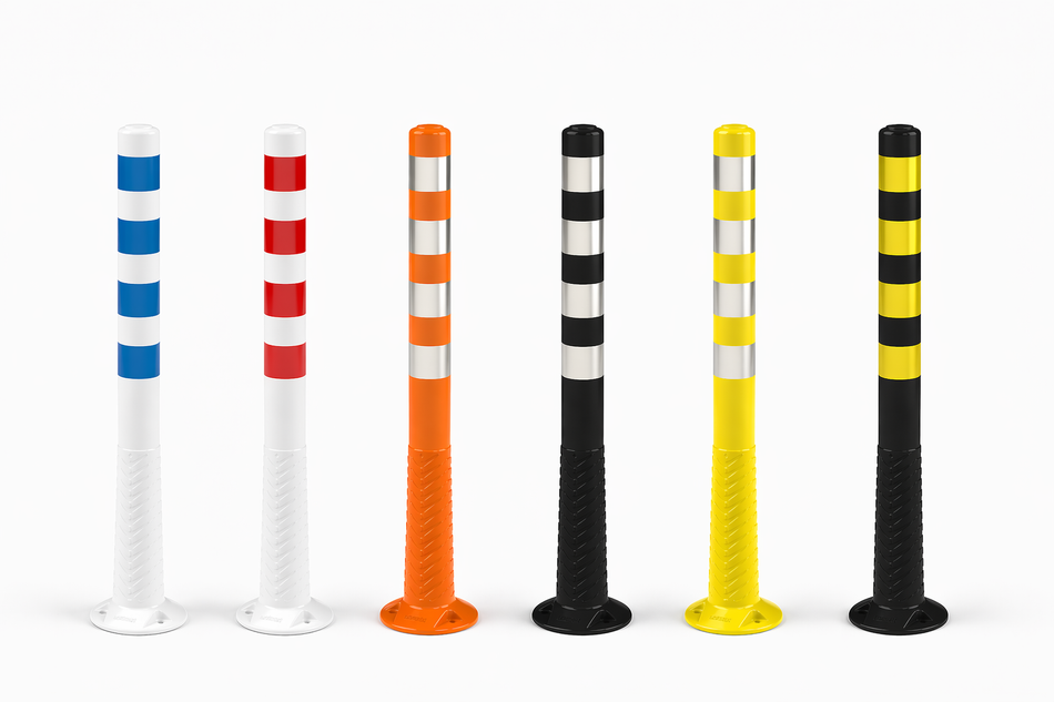 Poste de tráfico flexible - Delineador de TPU
