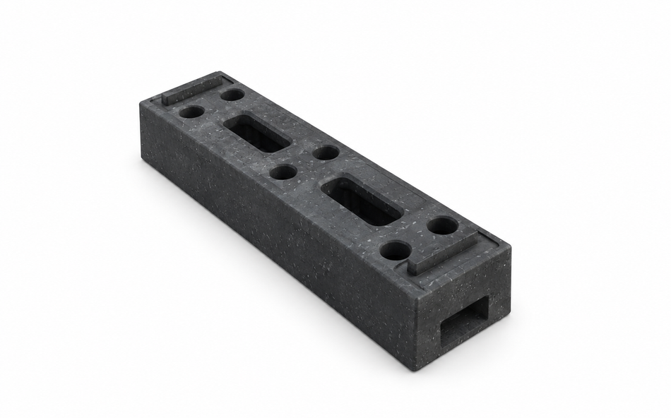 Pie de PVC para Valla de obra – 18.5 kg