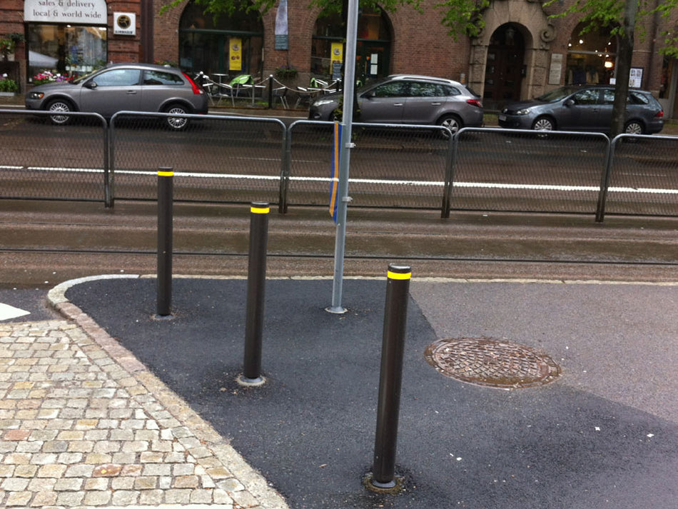 Bolardo Dixi Flex – bolardo de tráfico flexible Ø90 mm