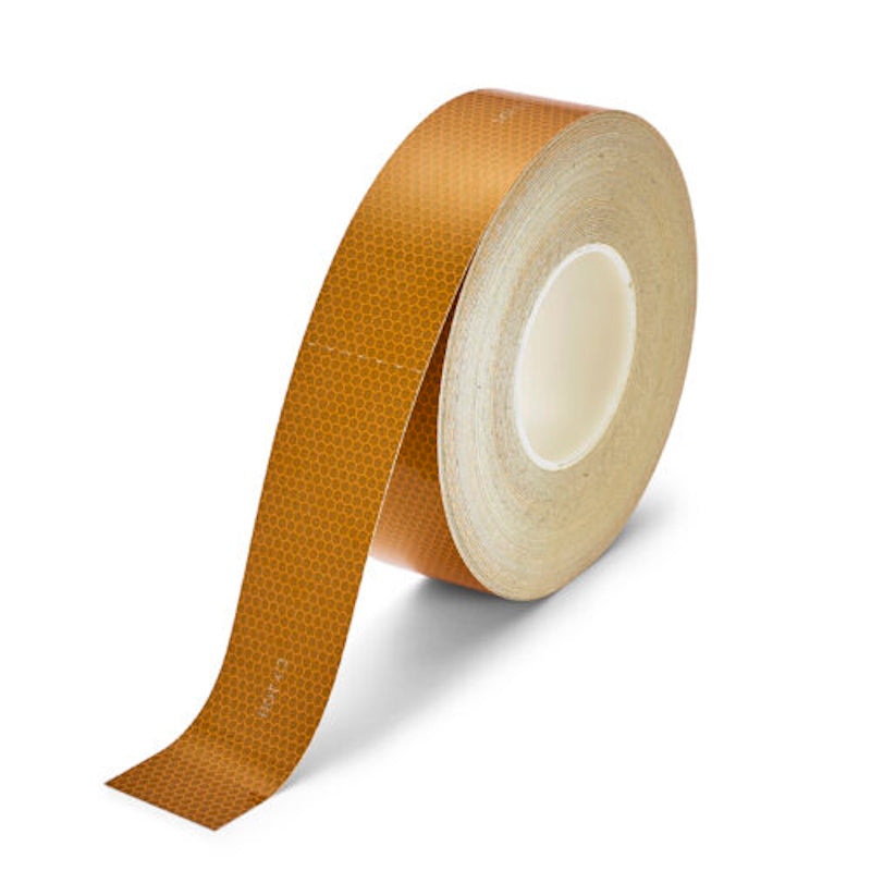 Dot Tape  Glass bead approved reflective tape 50mm Yellow