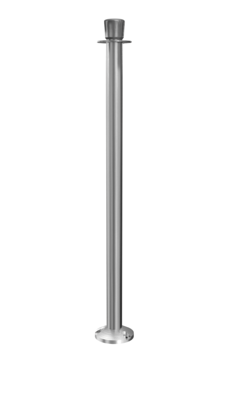 Flexibarrier Poste y cuerda Barrera - Premium Fijo-