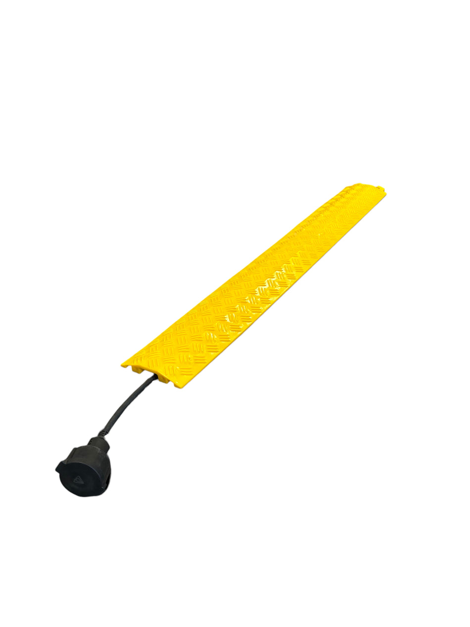 Rampa de cables duradera (135 × 20 × 1000 mm)