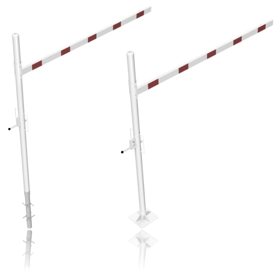 Barrera de limitación de altura ajustable - Premium - Modelo pivotante (ancho de 2-4.5m)