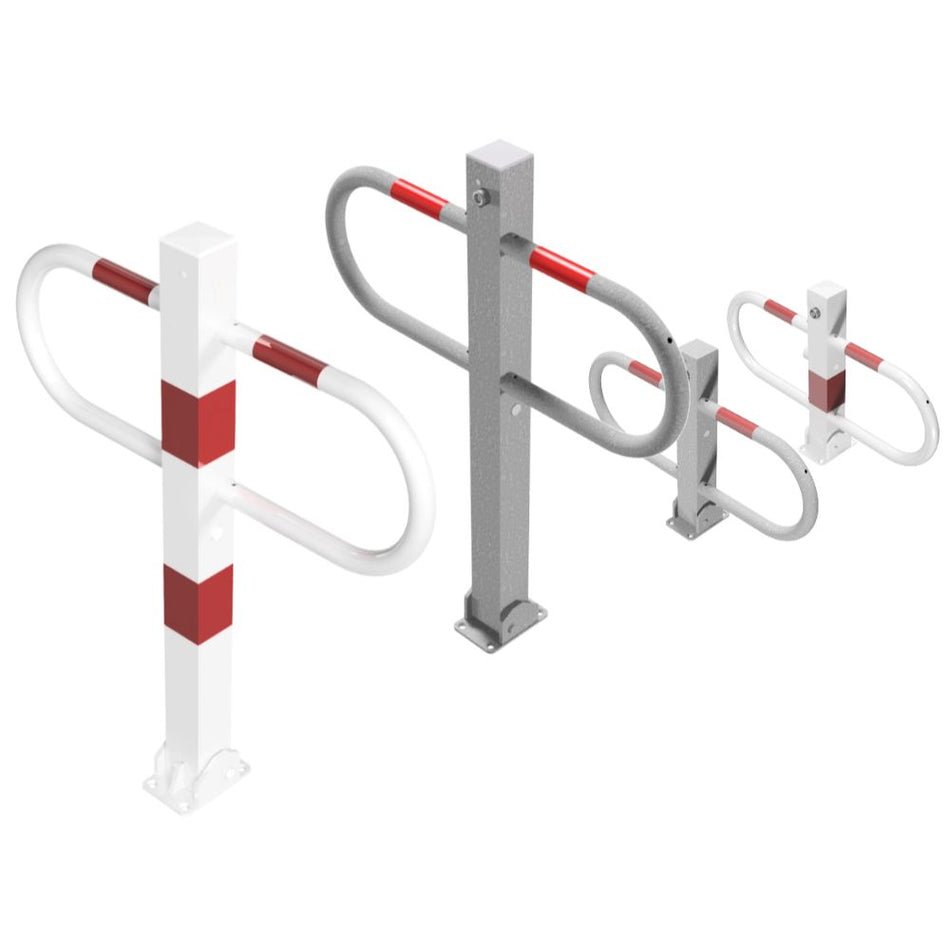 Barrera ParkGuard Pro plegable para paso y aparcamiento – Segura y duradera