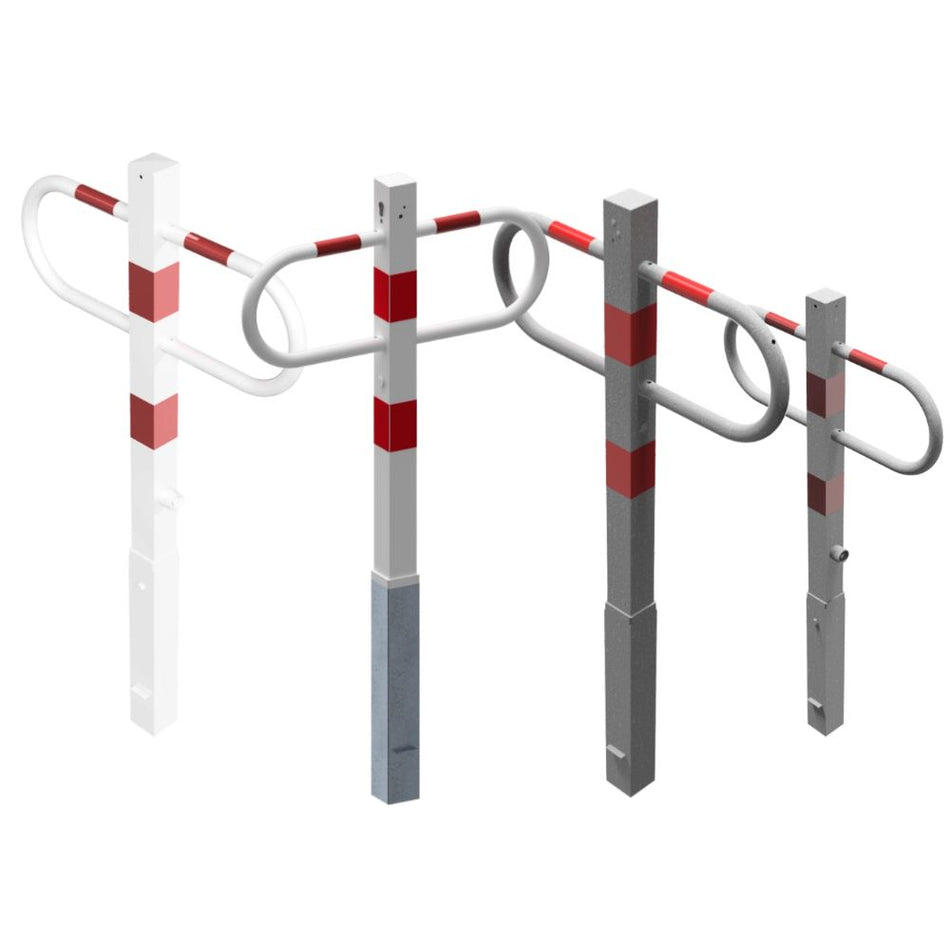 Barrera ParkGuard desmontable para paso y aparcamiento (900 mm sobre el suelo)