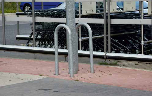 Arco universal de tubo de acero Ø 48 / Ø 60