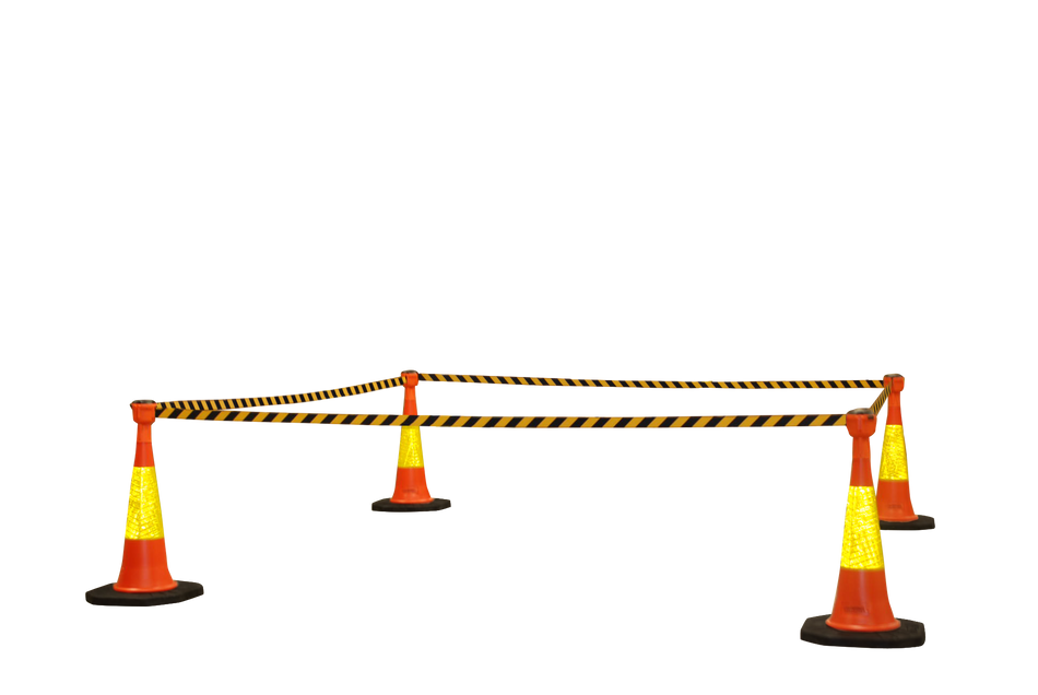 Paquete de barricada - Skipper exterior (4x9m Cinta de balizamiento)