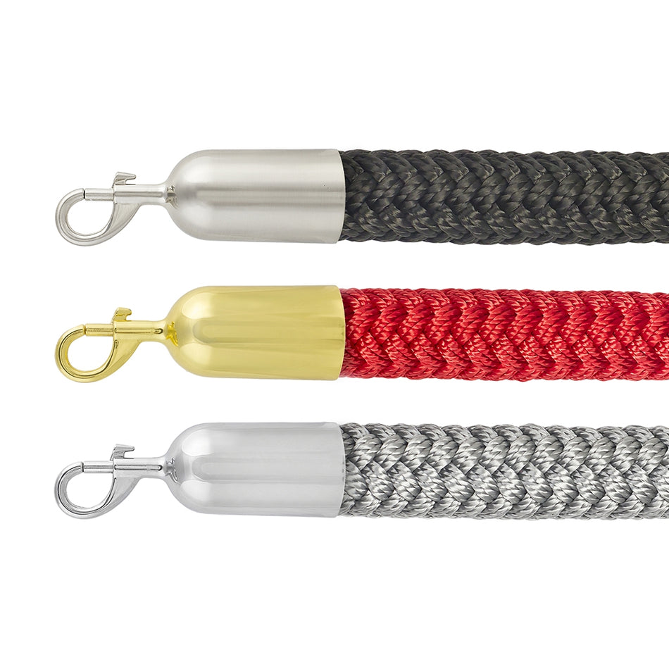 Cuerda de barrera - Lux - con extremo de enganche (Ø 36mm)