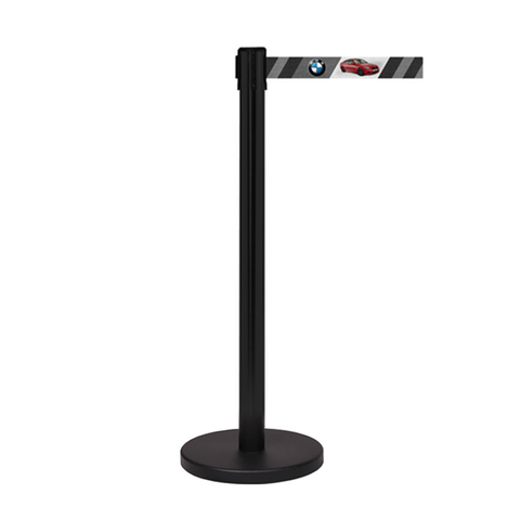 FlexiBarrier Poste de cinta - Impresión de cinta personalizada Basic - (2m - 5m)