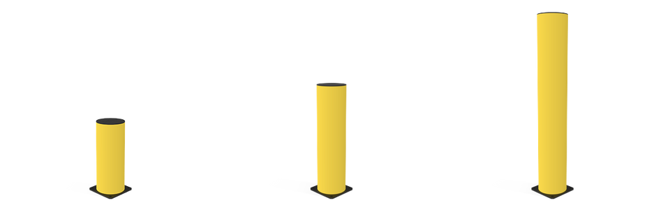 Bolardo BRAVO – Bolardo de protección contra impactos (500/750/1200 mm)
