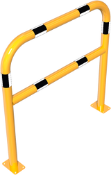 Arco de protección de acero Ø 60 mm, con travesaño
