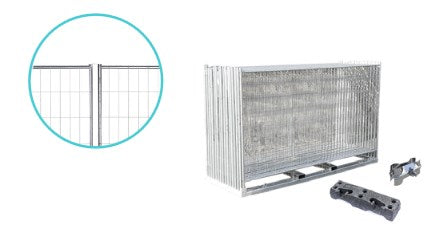 Valla de obra Standard Original – Paquete completo (105m)