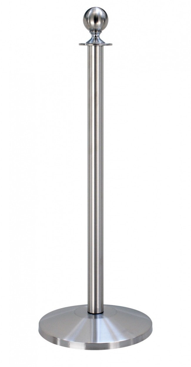 Pack de barreras - Expo - 18 postes (Plata), cuerdas y carro de transporte