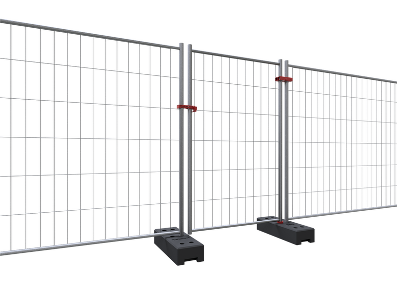 Placa base para vallas móviles – Plástico reciclado