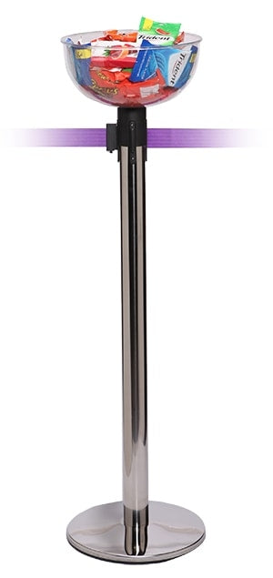Cesta expositora para postes FlexiBarrier