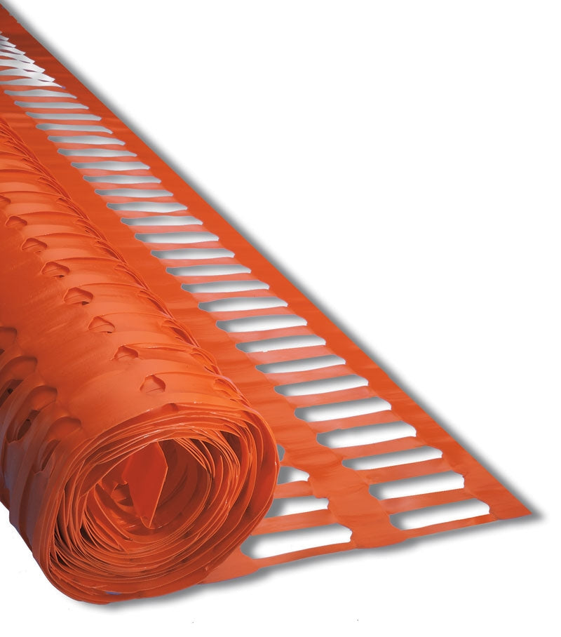 Valla de malla de seguridad de plástico naranja -DRAGON- (rollo de 50m)