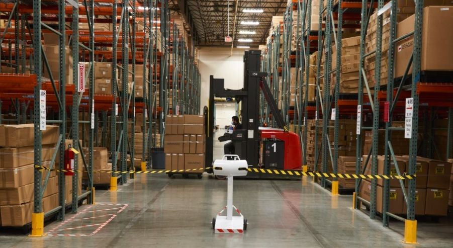 Flexibarrier -Rewind- Sistema de gestión de acceso/guía de pasajeros (2x28m cinta)