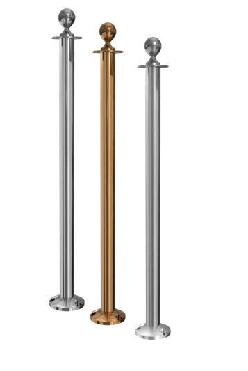 Flexibarrier Poste y cuerda Barrera - Premium Fijo-