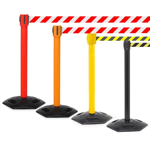 FlexiBarrier Poste de cinta - Exterior 250 - (cinta de 3.4m)
