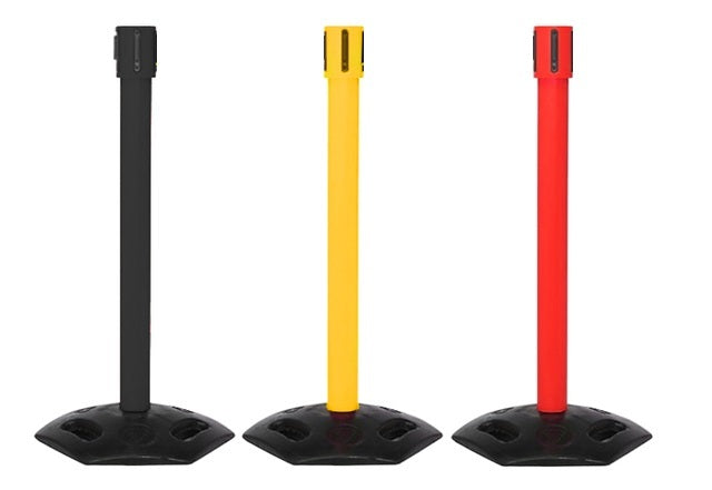 FlexiBarrier Poste receptor para Postes de cinta - Exterior 550 -